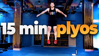 Plyometric Workout With World Champion Joey Mantia  15 Minutes No Equipment  4k [upl. by Doe957]