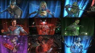 Injustice 2 ALL CHARACTERS  Character Select Screen [upl. by Rik]