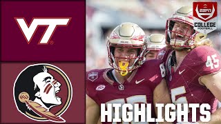 Virginia Tech Hokies vs Florida State Seminoles  Full Game Highlights [upl. by Verla692]