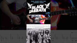 PLAY WITH MANP  Paranoid  Black Sabbath Cover  Backing Track with TABS by ManP [upl. by Alcus]