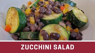 How to Make Zucchini Salad [upl. by Jasik]