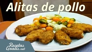 Cómo hacer Alitas de pollo crujientes [upl. by Aikrehs]