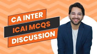 CA INTER LAW MCQ DISCUSSION AS PER ICAI BOS  MAY24 amp NOV24  ICAI  CA  CS  CMA [upl. by Indihar421]