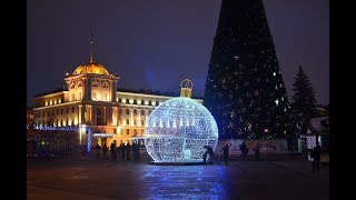 Timelaple Как Соборную площадь к Новому году готовили Белгород [upl. by Ontine702]