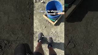 Crater of Diamonds State Park So cool travelvlog travel hikingadventures arkansas [upl. by Adniuqal]