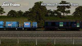 Rail Head Treatment Train for RailWorks Rail Simulator [upl. by Ahsetra821]