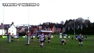 Stroud Rugby v Matson RFC Tribute Western Counties North 201920 [upl. by Adnahsat800]