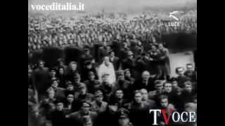 Ultimo discorso pubblico del Duce Benito Mussolini al Teatro Lirico di Milano 16 dicembre 1944 [upl. by Eimat]