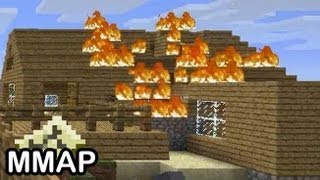 Minecraft MY HOUSE IS BURNING 45 [upl. by Cowles]