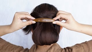 New Hairstyle With French Barrette – Simple Hairstyle For Long Hair [upl. by Margaretha]