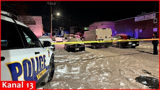 3 dead 1 injured in Northwest Baltimore quadruple shooting in US [upl. by Paulson432]