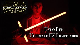 Kylo Ren Lightsabers 100 Disney Legacy Lightsaber vs 1000 Propshop Ultimate Studio Edition [upl. by Ulane]