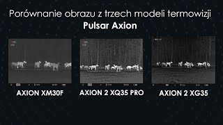 Porównanie obrazu z termowizorów Pulsar Axion [upl. by Rainwater]