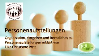 Personenaufstellung  Erklärung Vorbereitung und Teilnahmebedingungen [upl. by Nila]