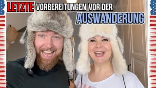 🇺🇸 WIR PACKEN FÜR DIE AUSWANDERUNG Die letzten Schritte vor dem Finale  Teil 1  USA Vlog 14 [upl. by Llertnod]