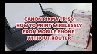 TR150 Easy Mobile Printing With Direct Wi Fi Connection [upl. by Gravante564]