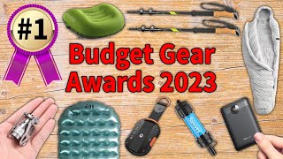 2023 Budget Backpacking Gear Awards [upl. by Ecneps]