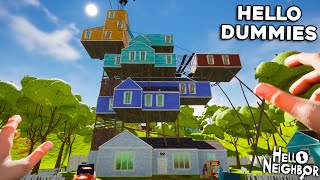 HELLO NEIGHBOR  HELLO DUMMIES MOD GAMEPLAY WALKTHROUGH [upl. by Ityak]