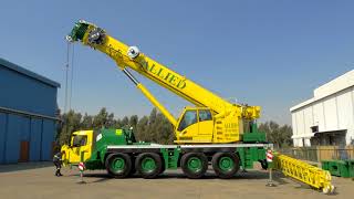 Allied Crane Hire Grove GMK4100L [upl. by Ademla587]