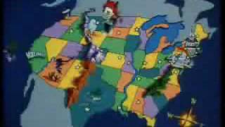 Wakkos America with lyrics 50 US states and capitols song [upl. by Oloapnaig]