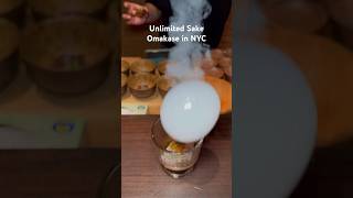 Unlimited Sake Omakase in NYC  Sushi on Me in Williamsburg [upl. by Lednor]