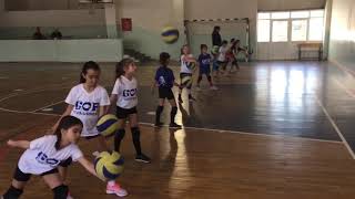 Minikler Voleybol servis çalışması [upl. by Alaaj633]