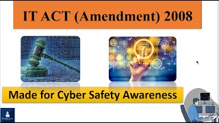 IT Act Amendment 2008 Cyber Crime  साइबर अपराध से संबंधित आईटी अधिनियम संशोधन 2008 [upl. by Jain]