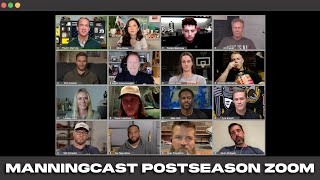 Peyton Manning Hosts Postseason Zoom with Season 3 ManningCast Guests [upl. by Naji]