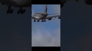 A380 FAILS LANDING 😱 WINDSHEAR GOAROUND 🌬️🌬️ BIG JET TV ORIGINALS shorts [upl. by Eesdnil]