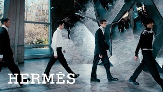 Hermès mens winter 2023 live show​ [upl. by Eural817]