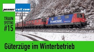 Trainspotting 15 Güterzüge im Winterbetrieb zwischen RotkreuzMühlau [upl. by Peednama419]