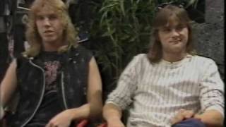 Flotsam and Jetsam 1988 Interview 106 of 100 Interview Series [upl. by Neenwahs]