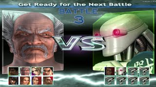 Tekken 4 HD Team Battle 8 Player Ultra Hard Mode  Part 1 Gameplay [upl. by Aikar]