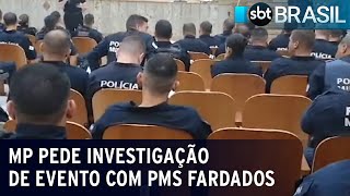 MP pede investigação da obrigatoriedade de PMs em evento religioso  SBT Brasil 010324 [upl. by Lavern791]