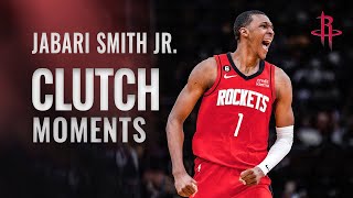 Jabari Smith Jr Clutch Moments  Houston Rockets [upl. by Auhsuj]