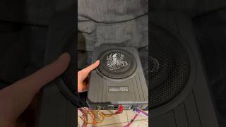 Бас бокс под сидение  Bass Box Kraken subwoofer sound bass youtubeshorts [upl. by Ayital]