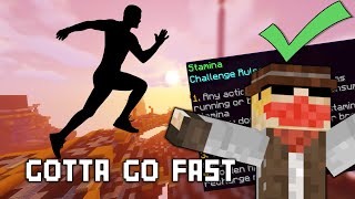 BEDWARS quotStaminaquot CHALLENGE GUIDE  Hypixel Minecraft [upl. by Arytahs]