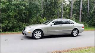 Pewter Metallic 2005 Mercedes S500 4Matic Driving 09152024 [upl. by Kulseth]