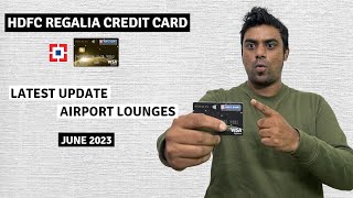 HDFC Bank Regalia card  Best Credit Card for Airport Lounges in 2023 [upl. by Elocel]