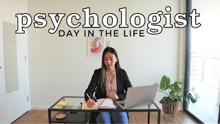 Day In the Life of Psychologist  adult therapy clinic selfcare amp more [upl. by Amorita]