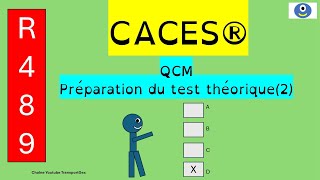 TEST 2 CACES®R489 logistics logistique caces bacpro [upl. by Eltsyrk]