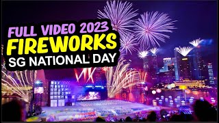 Singapore National Day Fireworks 2023  Singapore NDP Fireworks August 2023 [upl. by Daloris799]