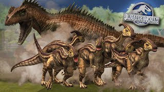 The Parasaurolophus Stampede  Jurassic World  The Game  Ep546 HD [upl. by Jeremie]