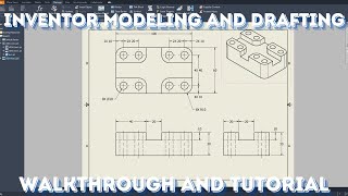 Complete Inventor Tutorial Video with Constraints autocad inventor solidworks [upl. by Haldas582]