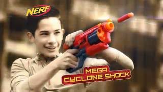 Pistolet Nerf Mega Elite Cyclone de Hasbro [upl. by Barbabra]