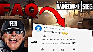 JE REPOND A VOS QUESTION  Rainbow Six Siege [upl. by Mani]