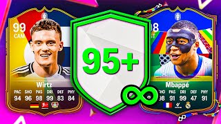 UNLIMITED 95 MIXED FUTTIES PLAYER PICKS 😳 FC 24 Ultimate Team [upl. by Aleedis934]