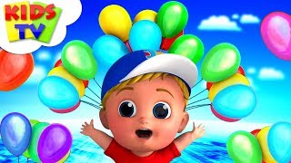 Balloon Song  Junior Squad Cartoons  Nursery Rhymes For Children  Cartoons  Kids Tv [upl. by Klara]