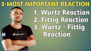 Wurtz Reaction  Fittig Reaction  WurtzFittig Reaction  Super Trick class 11  class 12  Neet [upl. by Neitsirk]