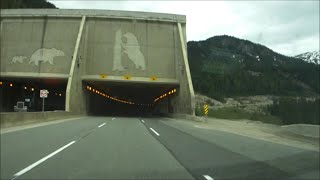 Great Bear Snow Shed Tunnel in British Columbia Canada [upl. by Anuahsat]